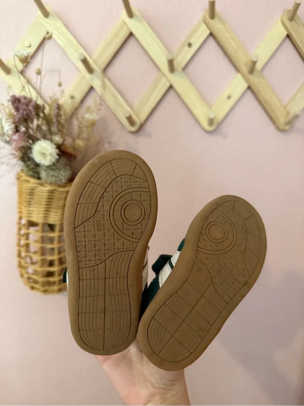 Gap Kids Green Velcro & Lace Casual Sneakers